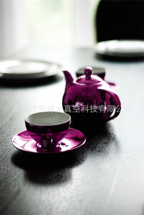 深圳镀膜设备厂家 供应日用陶瓷制品镀金,银真空电镀机